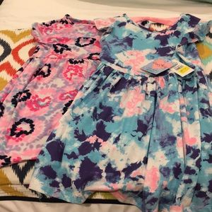 Bundle of 2 tie dye dresses size 6